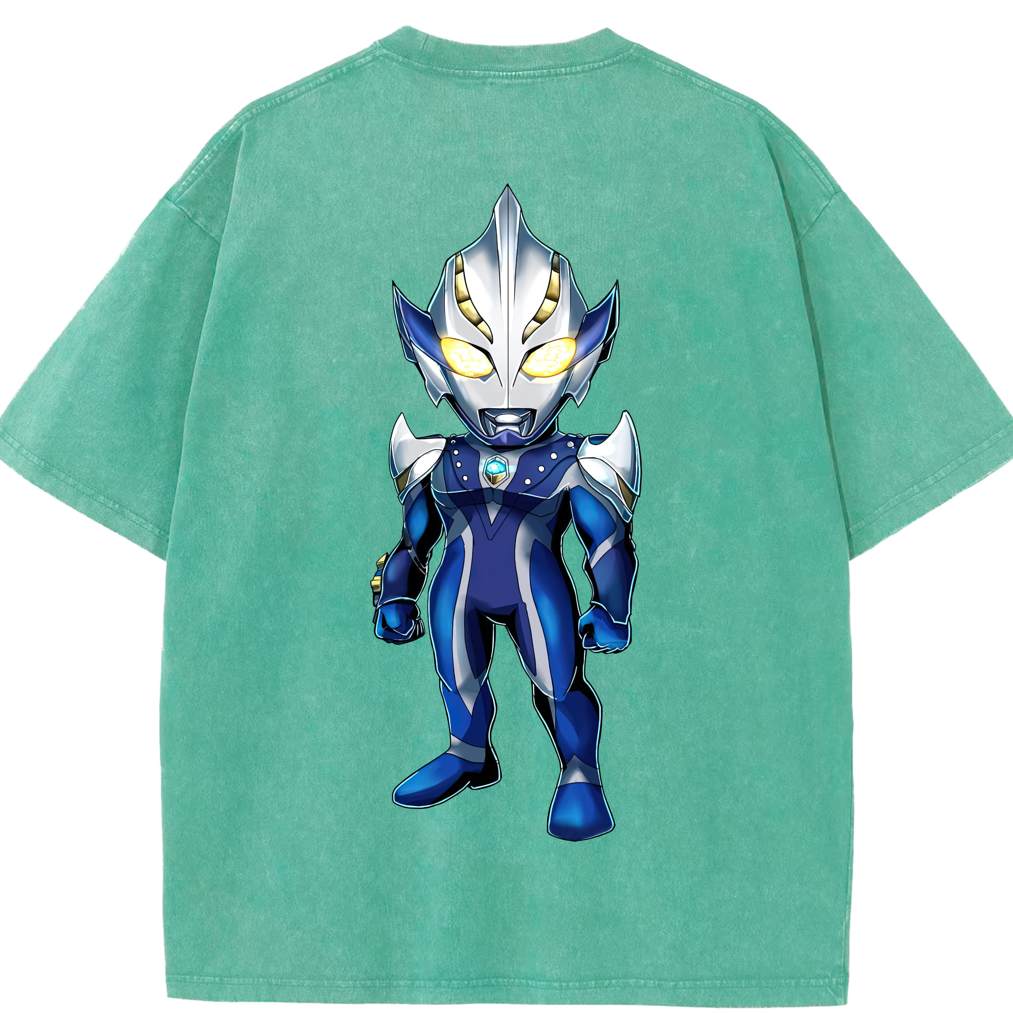 （画像用） ウルトラマン Ultraman 綿100% ヴィンテージ風 半袖Tシャツ（背面プリント）
